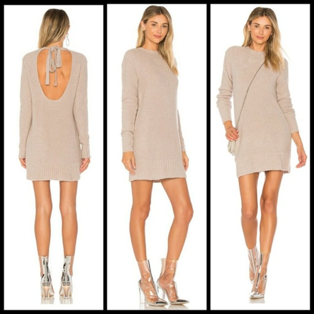Revolve Lovers + Friends Ash Mini Sweater Dress, XS
